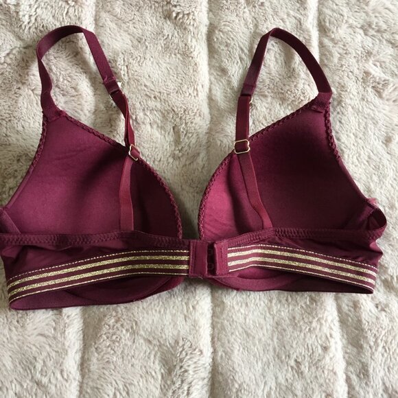 𝅺la SENZA Maroon Push Up Bra - Picture 3 of 6